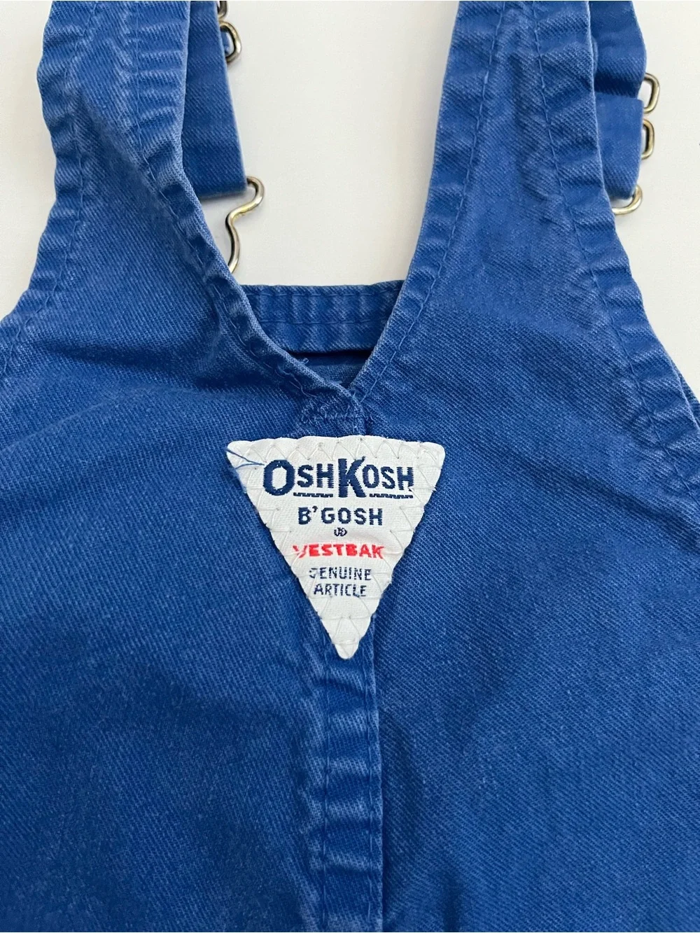Vintage OshKosh B'gosh Royal Blue Toddler Overalls